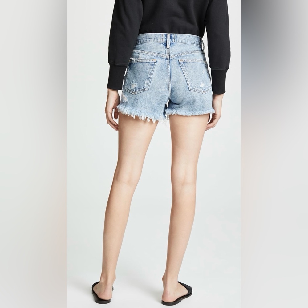 AGOLDE Parker Vintage Cut Off Shorts in Swampmeet - Size 24 - Picture 3 of 7